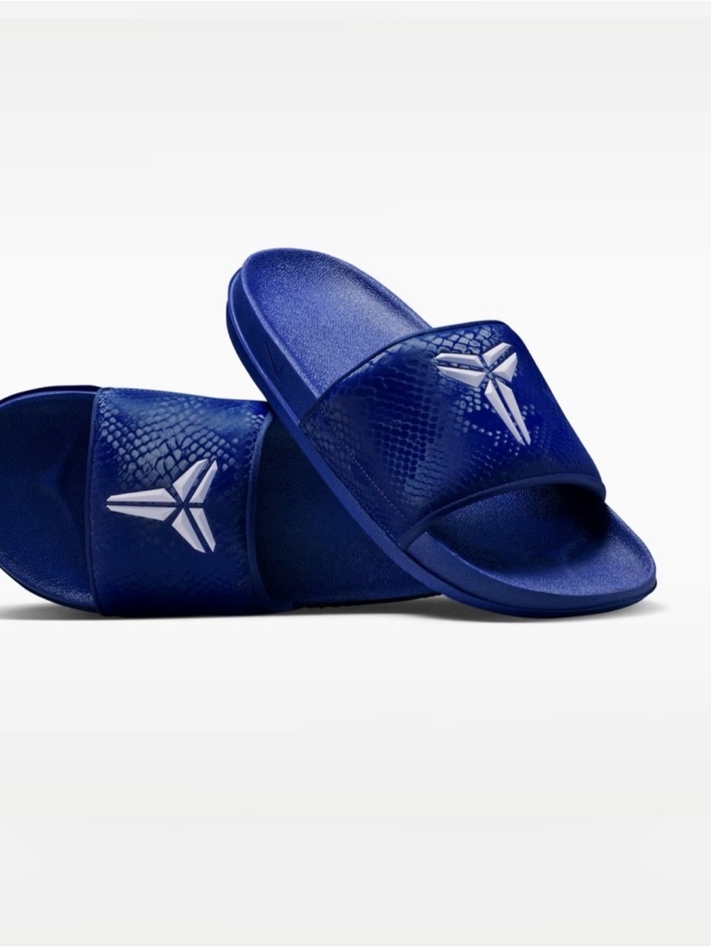 Blue Kobe Off Court Slides NWB
